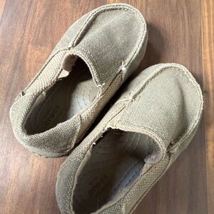 CROCS Kids Beige Moccasins